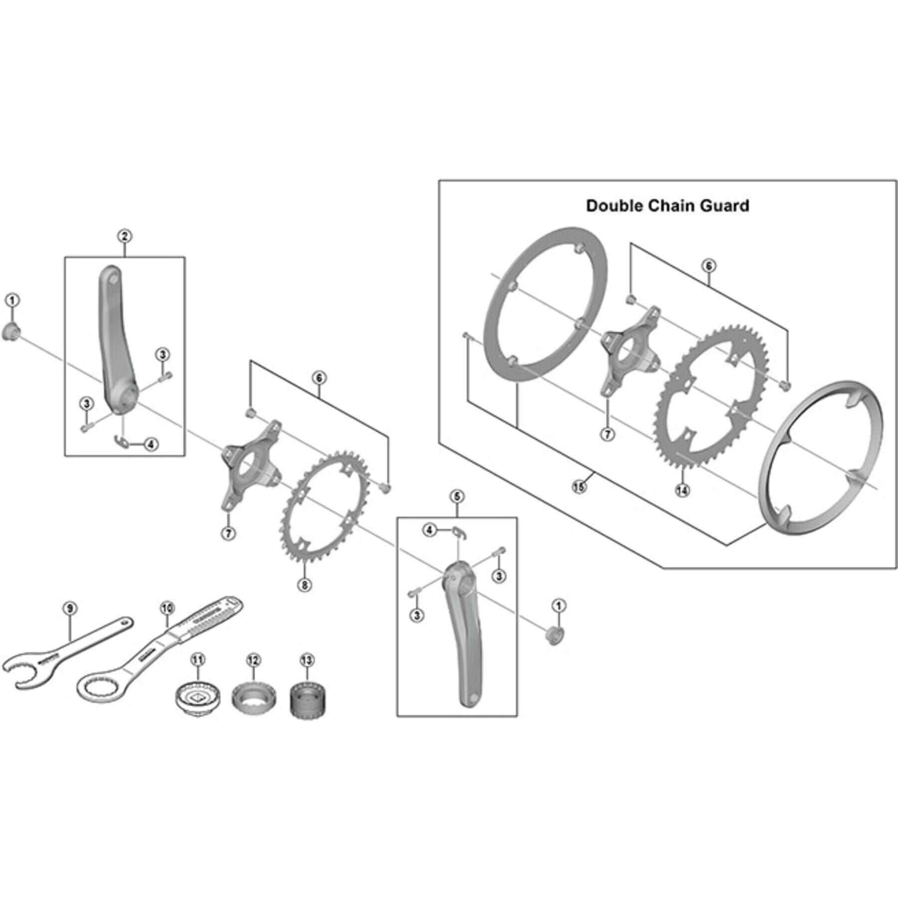 Shimano Spares FC-M580 security plate