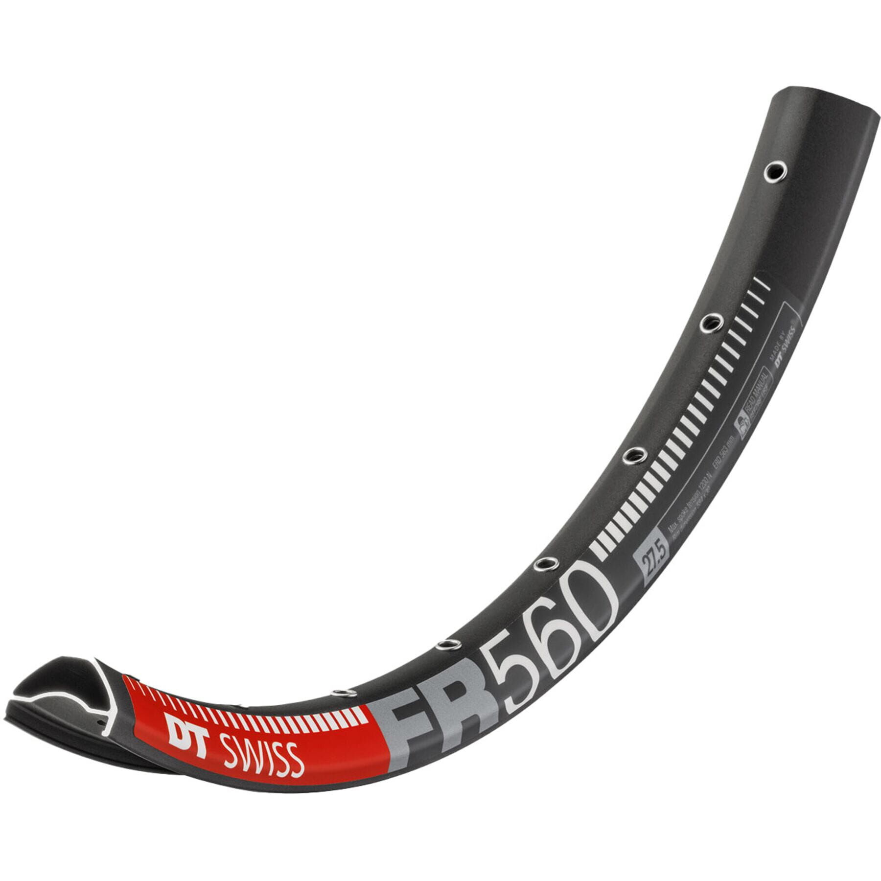 DT Swiss FR 560 SBWT disc-specific 32 hole Presta-drilled black - 26"