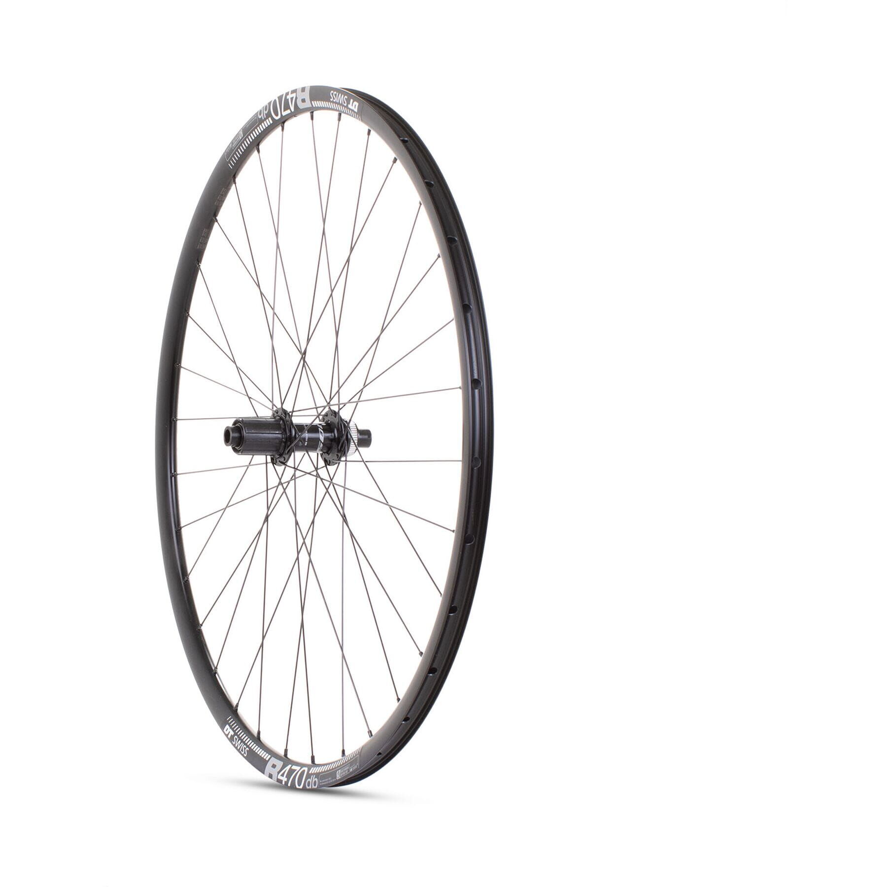 M Part Wheels Road Rear Disc Wheel Shimano 105 CL Hub TA 142x12mm DT R 470 Rim black 700c