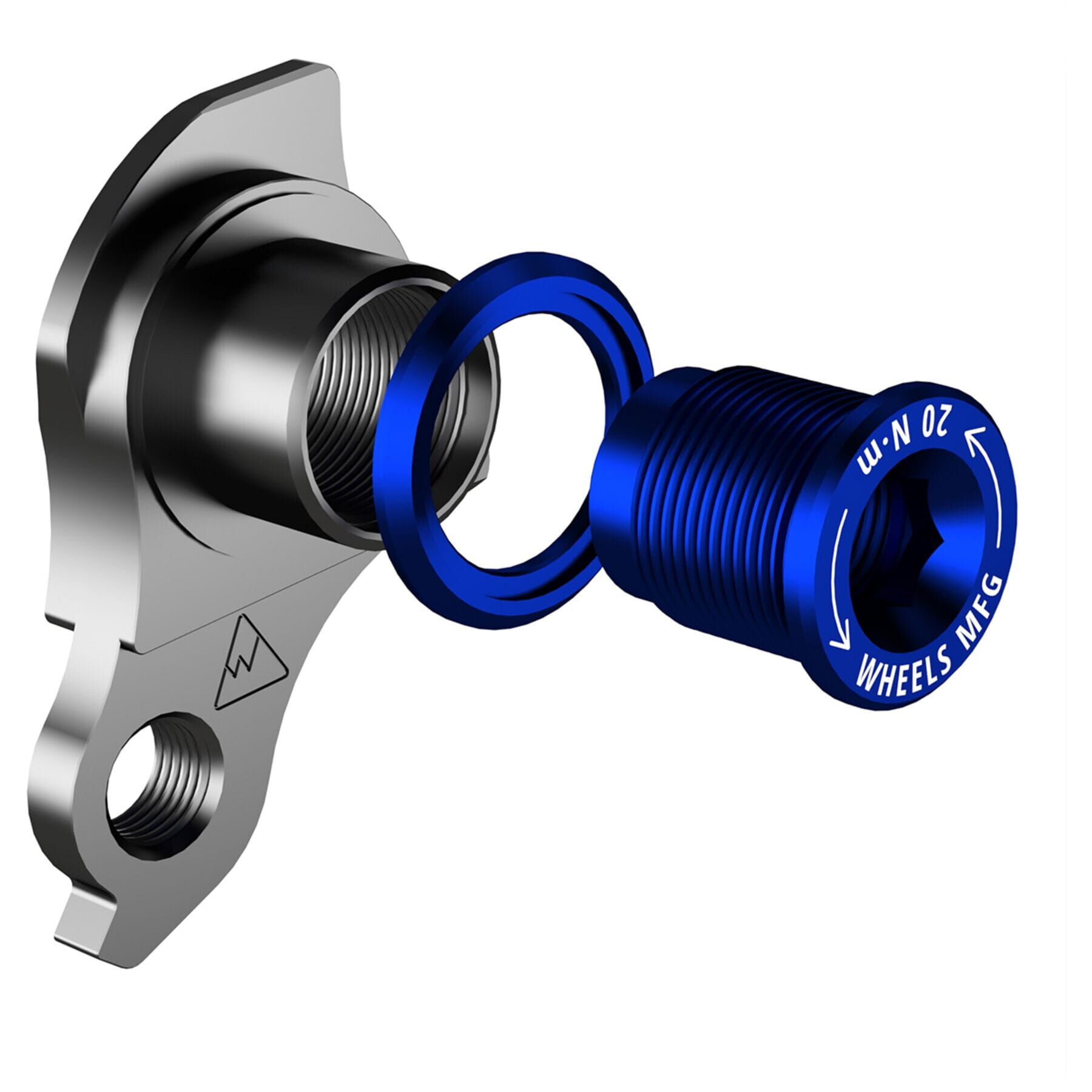 Wheels Manufacturing Replaceable Derailleur Hanger / Dropout 4046 - Blue Bolt - UDH