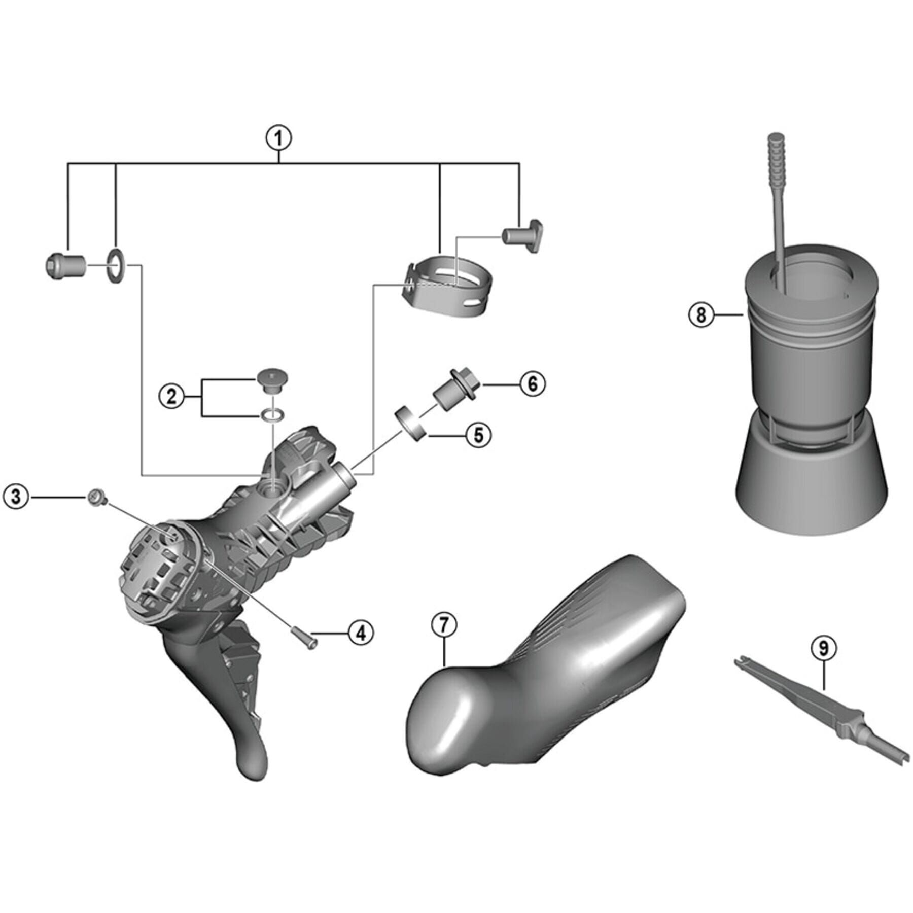 Shimano Spares ST-R7170 dummy plug
