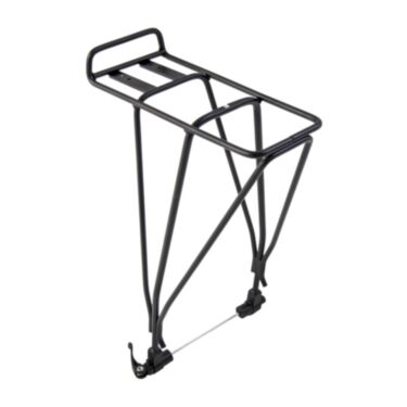 AX3D disc compatible rear rack with QR - alloy black