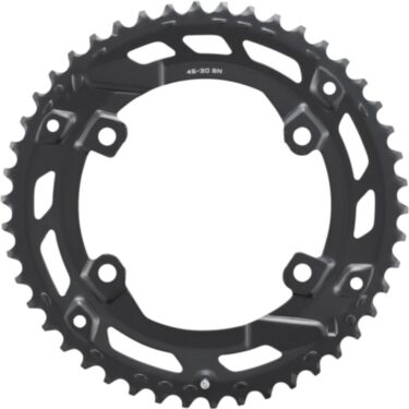 FC-U6000-2 CUES 10/9 speed double outer chainring, 46T-BN for 46-30T