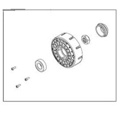 Parking Brake Hub &amp; Bearing 19-X