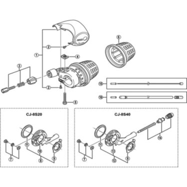 SL-RS35 clamp bolt, M4 x 23.5 mm