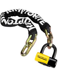 Kryptonite New York Fahgettaboudit Chain 14mmX100cm And NY Disc Lock Sold Secure Diamond