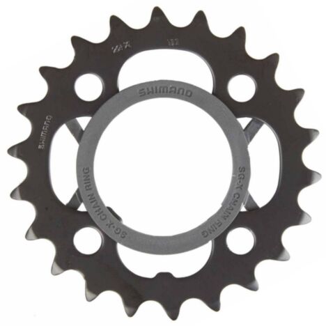 Shimano Acera FC-M361 Acera 7/8 speed inner chainring &amp; protector, 22T, black