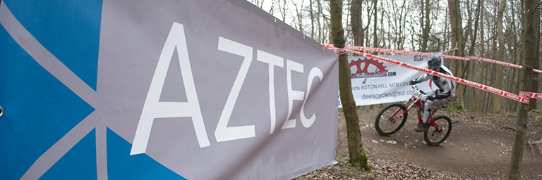 Aztec Banner and Bike