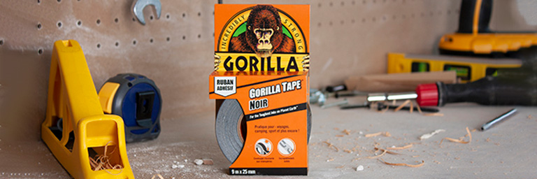 Gorilla Tape on a workbench