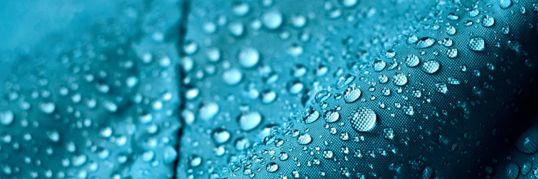 Storm Waterproofing in action on clothing